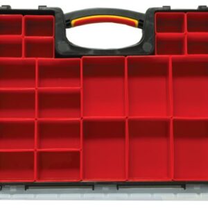 Homak Plastic Organizer with 22 Removable Bins, HA01122238