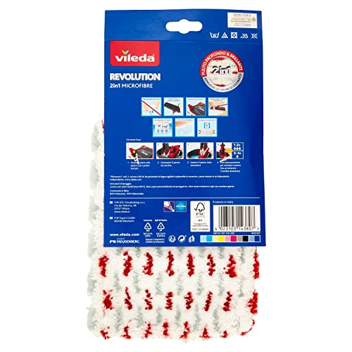 Vileda 132174 SuperMocio Revolution Replacement Microfibre Cloth