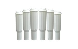 jura capresso clearyl/claris white water filters - pack of 6