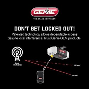 Genie authentic G3T-R 3-button Intellicode garage door opener remote with, works only on Genie openers, single pack