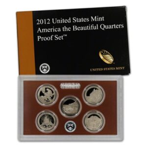 2012 s us mint quarters proof set ogp