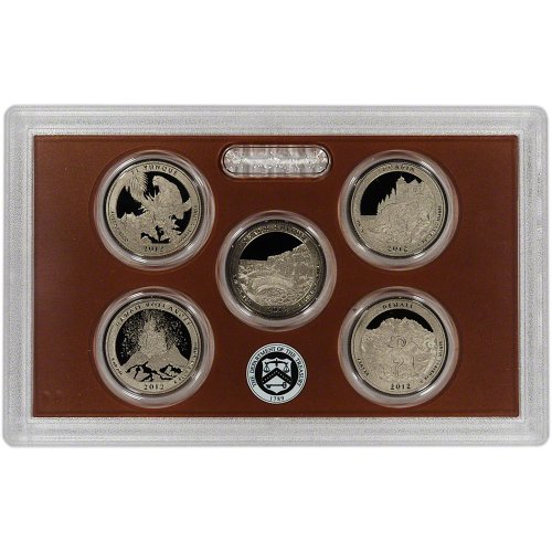 2012 S US Mint Quarters Proof Set OGP