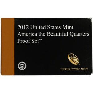2012 S US Mint Quarters Proof Set OGP