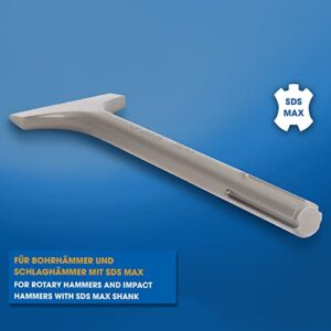 S&R Spade Chisel SDS Max 11.81" x 3.15" (300 X 80 mm), Optimized Geometry MADE IN GERMANY