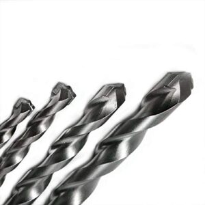 S&R Concrete Stone Masonry Drill Bit Set Made in Germany, 4 Pieces, 5 x 85/6 x 100/8 / 10 x 120 x 120 mm/Professional Quality