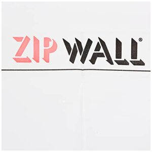 ZIPWALL ZipDoor ZDS Standard Dust Barrier Zipper Door Kit, 1 Pack, Red