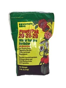 southern ag powerpak 20-20-20 water soluble fertilizer with micronutrients (5 lb)