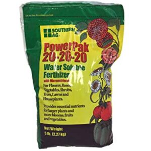 Southern Ag PowerPak 20-20-20 Water Soluble Fertilizer with micronutrients (5 LB)