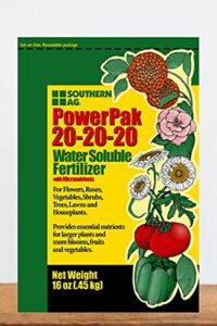 southern ag powerpak 20-20-20 water soluble fertilizer with micronutrients (1 lb)
