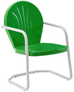 crosley furniture griffith metal outdoor chair - grasshopper green
