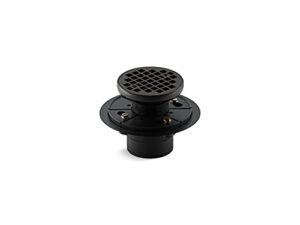 kohler 9135-bl round design tile-in shower drain, matte black