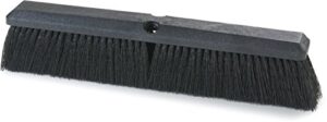 sparta flo-pac plastic floor sweep, floor brush for cleaning, 18 inches, black