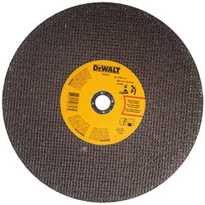 dewalt chop saw wheel, general purpose, 14-inch x 7/64-inch x 1-inch (dwa8011)