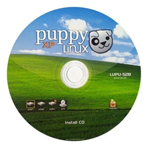 puppy linux 5.3.1 slacko - 2 disk set - linux, windows, mac
