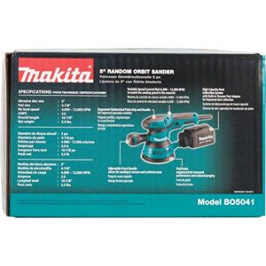 Makita BO5041 5" Random Orbit Sander, Variable Speed
