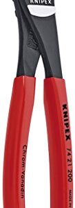 KNIPEX Tools 00 20 08 US1 Long Nose, Diagonal Cutter, and Alligator Pliers 3-Piece Tool Set, Red (Packaging May Vary)