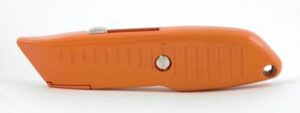 lutz 30182#82 safety nose retractable blade utility knife - orange (82-or)