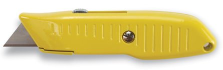 Lutz 30282#82 Safety Nose Retractable Blade Utility Knife - Yellow (82-YL)