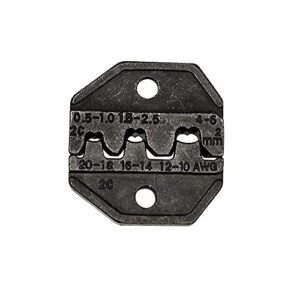 klein tools vdv205-036 wire crimper die, terminal, open barrel, awg 10-20, replacement die, non insulated