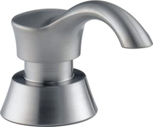 delta faucet pilar kitchen soap dispenser for kitchen sinks, arctic stainless rp50781ar
