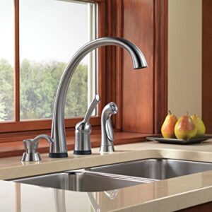 Delta Faucet Pilar Kitchen Soap Dispenser for Kitchen Sinks, Arctic Stainless RP50781AR