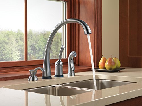 Delta Faucet Pilar Kitchen Soap Dispenser for Kitchen Sinks, Arctic Stainless RP50781AR