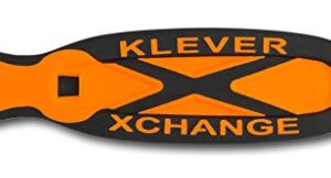 Klever XChange, Safety Box Cutter Knife, Orange