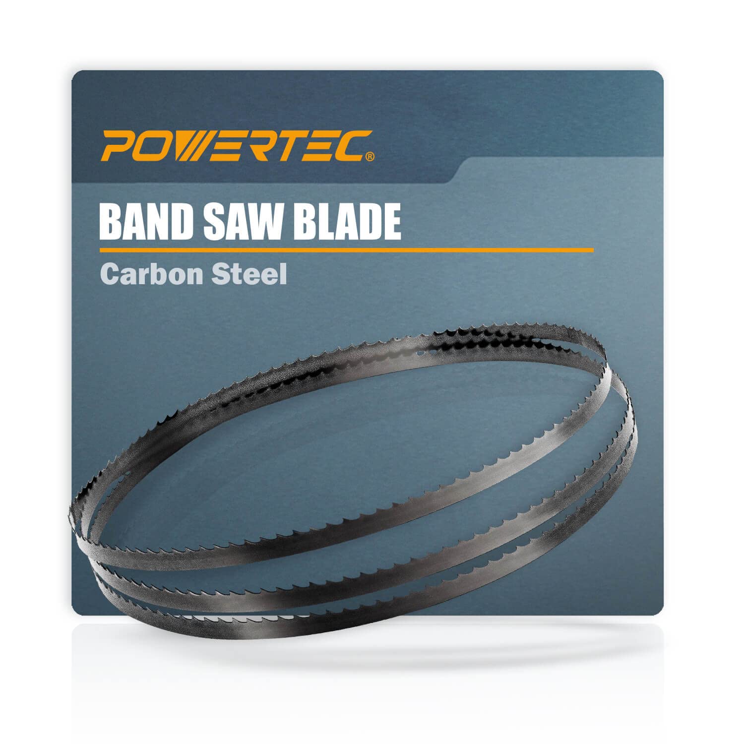 POWERTEC 62 Inch Bandsaw Blades for Woodworking, 3/8" x 10 TPI Band Saw Blades for POWERTEC, Ryobi, WEN, Grizzly, Skil and Sears Craftsman 9" Band Saw, 1 pack (13134)