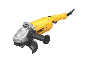 dewalt angle grinder, 7-inch, 4-amp, 8,500 rpm, with dust ejection system, corded (dwe4517)