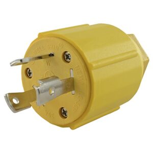 conntek 60311-yw l5-30p replacement assembly plug, 30 amps 125 volts, ul listed,yellow