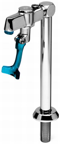 T&S Brass 5GF-8P Glass Filler with 8-Inch Deck Mount Pedestal and 1/2-Inch Npt Male Shank