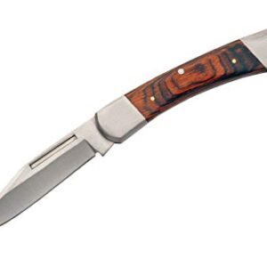 SZCO Supplies 5-Inch Classic Lockback Folding Knife Brown