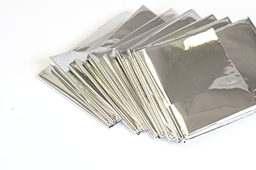 Primacare CB-6841 Emergency Foil Mylar Thermal Blanket, 82" Length x 54" Width