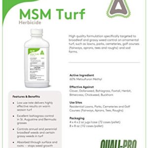 Quali-Pro MSM Turf Herbicide 2oz (Gen Manor/Blade) Weed Killer Metsulfuron Methyl 60%