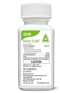 quali-pro msm turf herbicide 2oz (gen manor/blade) weed killer metsulfuron methyl 60%