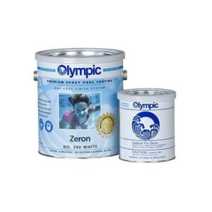 kelley technical 390gl olympic zeron epoxy pool coating - white