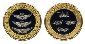 u.s. army aviation challenge coin