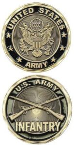 us army infantry challenge coin