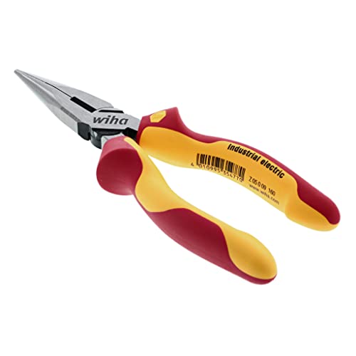 Wiha 32926 6.3-Inch Insulated Industrial Long Nose Pliers