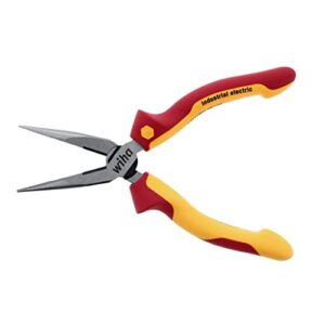 Wiha 32926 6.3-Inch Insulated Industrial Long Nose Pliers