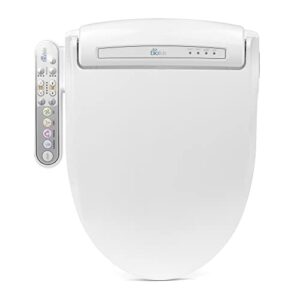 bio bidet by bemis bb-800 bidet toilet seat, adjustable warm water, elongated, white