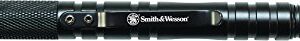 Smith & Wesson SWPEN3BK 5.4in Aircraft Aluminum Refillable Tactical Screw Cap Stylus Pen for Outdoor, Survival, Camping and EDC
