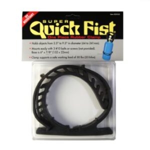 END OF ROAD - 20020 Super Quick Fist Clamp for mounting tools & equipment 2-1/2" - 9-1/2" diameter