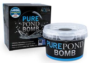 evolution aqua pure pond bomb – for crystal clear healthy water, treats up to 20,000 litres