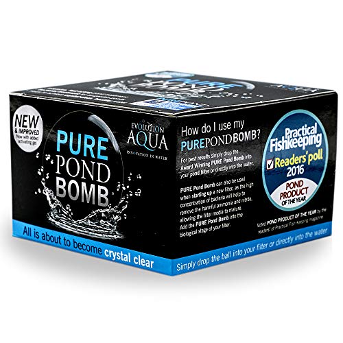 Evolution Aqua Pure Pond Bomb – for Crystal Clear Healthy Water, Treats up to 20,000 litres