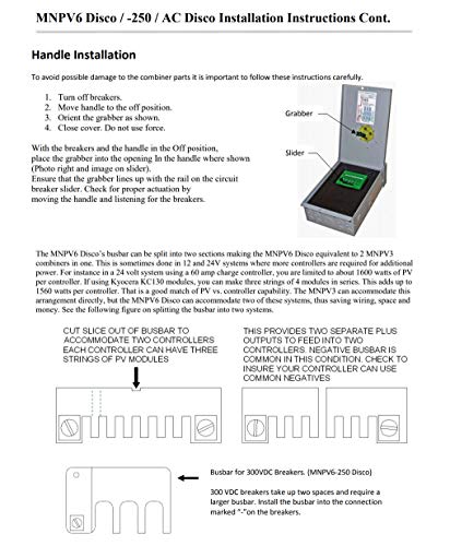 MidNite Solar MNPV6-Disco Combiner Disconnect