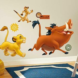 roommates rmk1922gm the lion king peel and stick giant wall decals