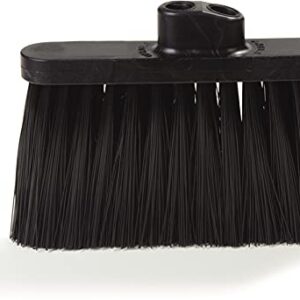 SPARTA 3685403 Flo-Pac Duo Sweep Stiff Filament Light Industrial Broom Head, Polypropylene Bristles, 11" Trim x 11" Width Bristle, 7" Overall Length, Black