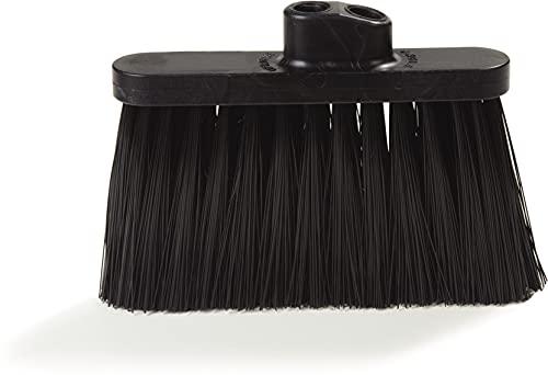 SPARTA 3685403 Flo-Pac Duo Sweep Stiff Filament Light Industrial Broom Head, Polypropylene Bristles, 11" Trim x 11" Width Bristle, 7" Overall Length, Black