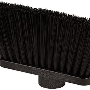 SPARTA 3685403 Flo-Pac Duo Sweep Stiff Filament Light Industrial Broom Head, Polypropylene Bristles, 11" Trim x 11" Width Bristle, 7" Overall Length, Black